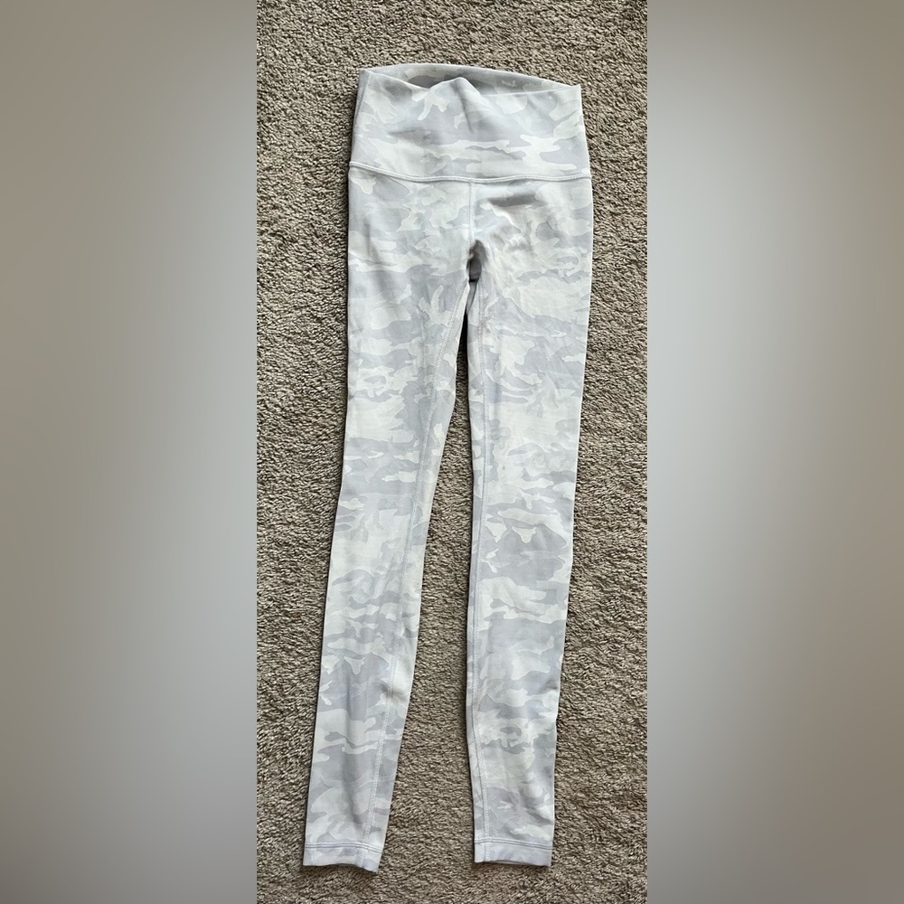 lululemon athletica Gray Camo Leggings